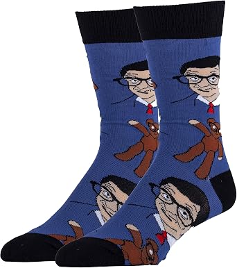 ooohyeah Mens Funny Mr Bean Socks