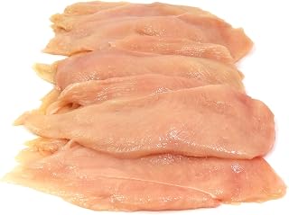 Thin Cut Chicken Cutlets Family Pack 8 lbs - Fresh Sliced Daily, Low Fat High Protein, Freezer Ready | Frank & Sal