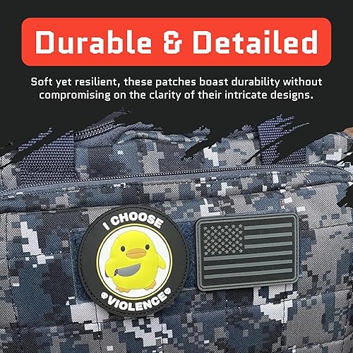 Miniatura 161 de Don't Be A Salty Creative Humor - Parche táctico militar para moral, divertidos parches tácticos, cierre de gancho y bucle de goma de PVC, parches