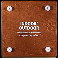 Vista 5 de Cajón para música, compacto, de madera de abedul con lazos internos