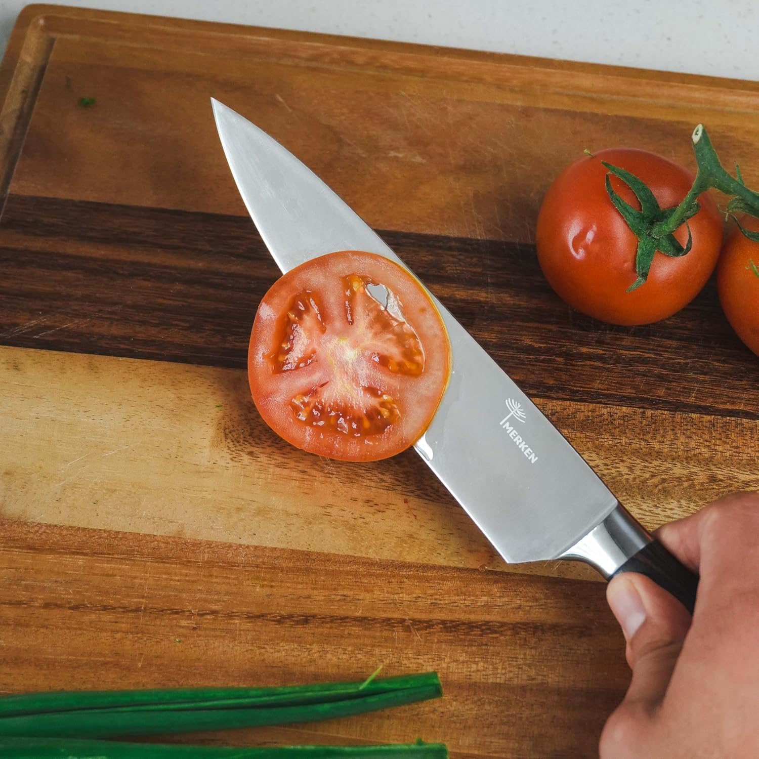 Chef's Knife 8" – Japanese Style Kitchen Knife | Ultra Sharp High Carbon Stainless Steel Blade, Pakkawood Handle | Professional Culinary Knife for Home & Restaurant Gift Box