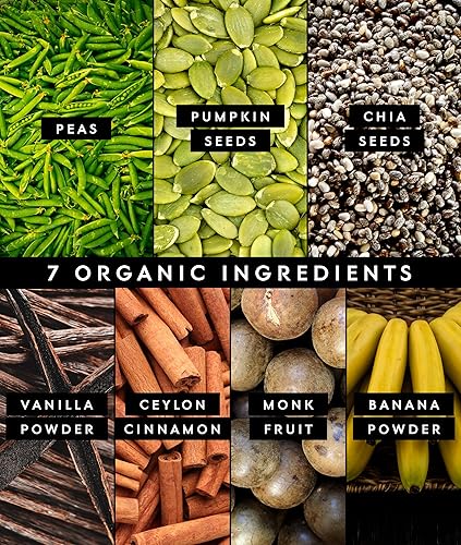 Miniatura 3 de TRUVANI  Polvo de proteína a base de plantas  Proteína orgánica certificada USDA en polvo vegano sin OMG sin gluten