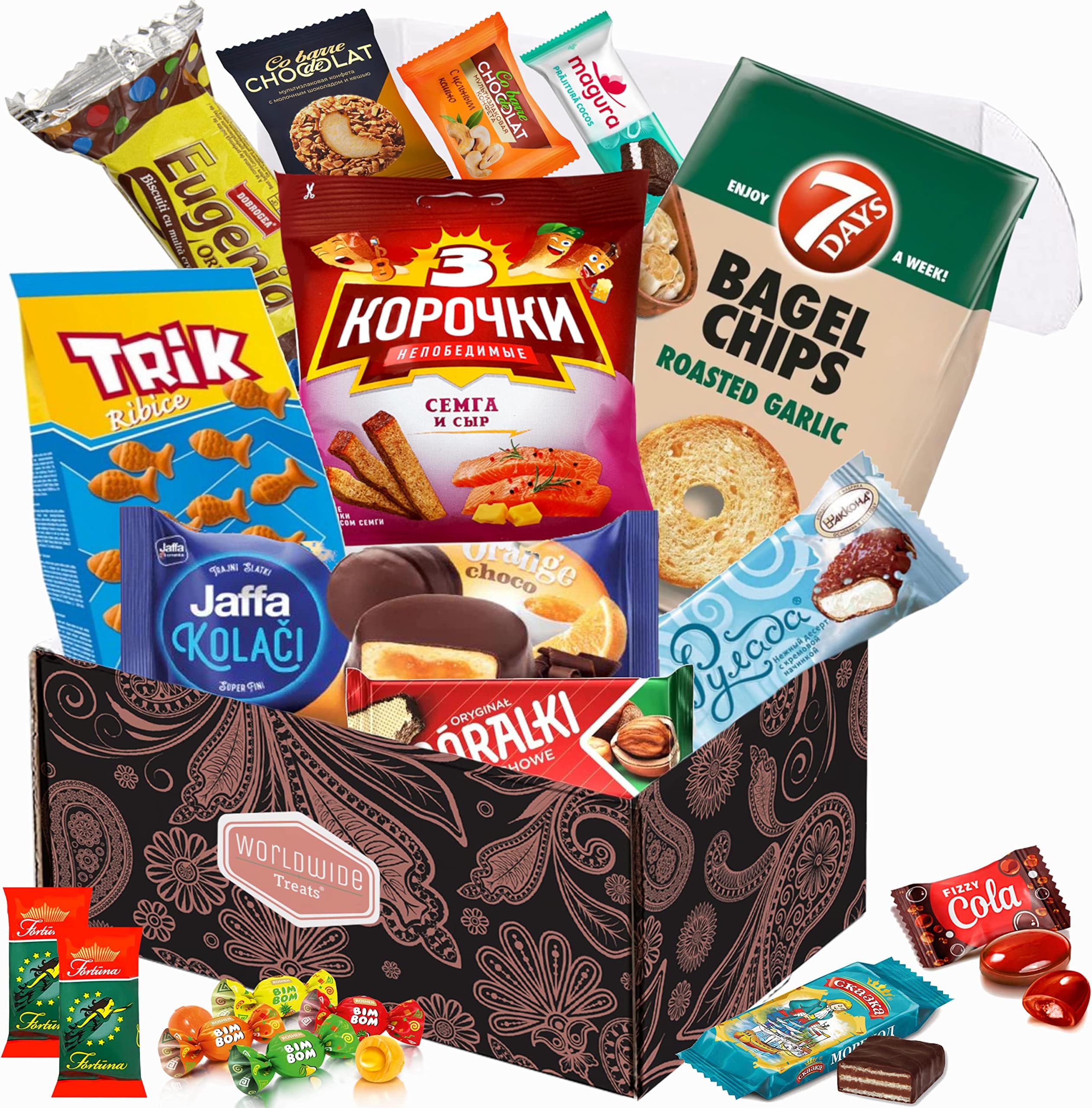 Eastern European Snacks Mix - Snacks from Romania, Croatia, Serbia, Ukraine and more