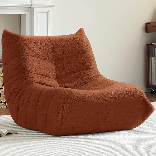 Miniatura 13 de Silla Puf, Silla Puf Fireside Sofá para Adultos, Sillas Puf para Adolescentes con Espuma de Alta Resistencia, Espuma Viscoelástica y Base