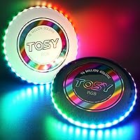 Vista 14 de TOSY Flying Disc - 108 RGB Multicolor or 36 Monocolor LEDs, Super Bright, Smart Modes, Easter Basket Stuffers Gift, Camping Toy for Kid/Teen/Adult