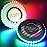TOSY Flying Disc - 108 RGB Multicolor LEDs, Super Bright, Smart Modes, Christmas Stocking Stuffers Gift, Camping Toy for Kid/Teen/Adult, Auto Light Up, Rechargeable, Waterproof, 2-Pack