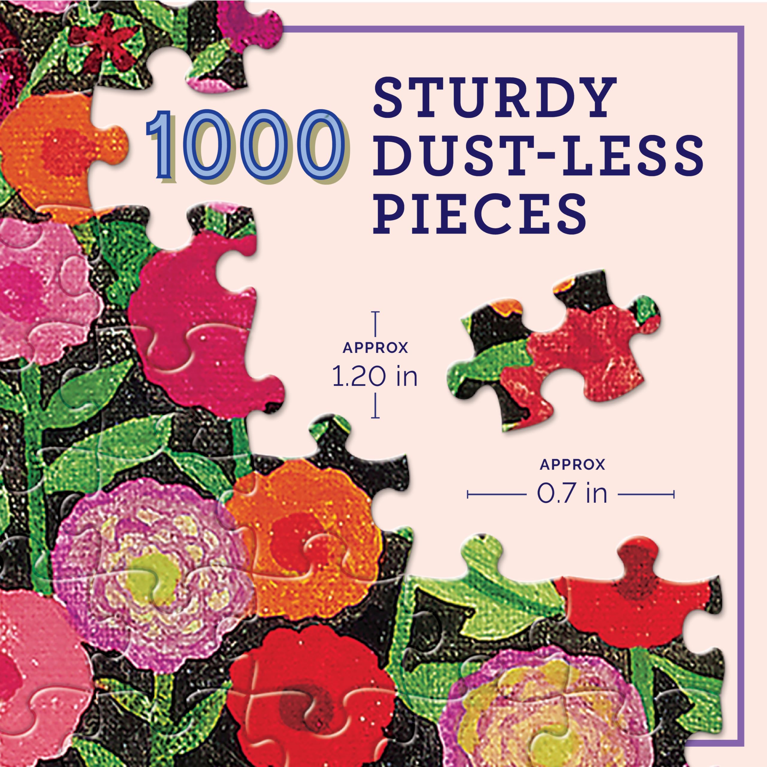 EEBOO - Garden Harvest - Puzzle Adulte 1000 Pièces En Carton - Dimension 58,5 x 58,5 cm