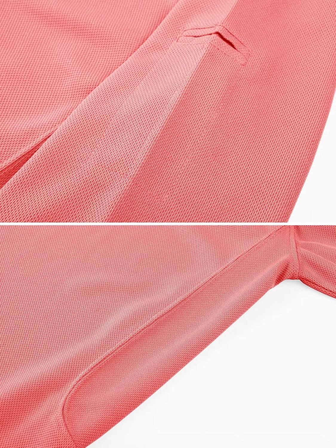 MAGCOMSEN Men's Polo Shirt Quick Dry Performance Short Sleeve Tactical Shirts Pique Jersey Golf Shirt - Image 3