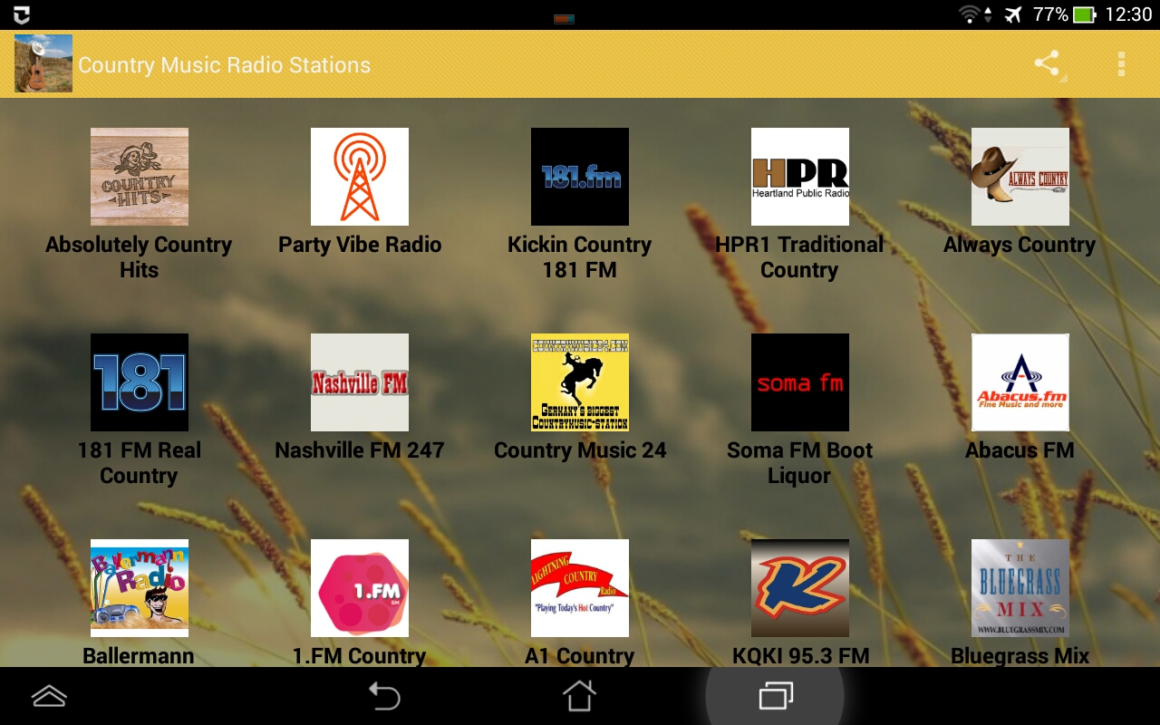 Country Music Radio Stations - App on Amazon Appstore
