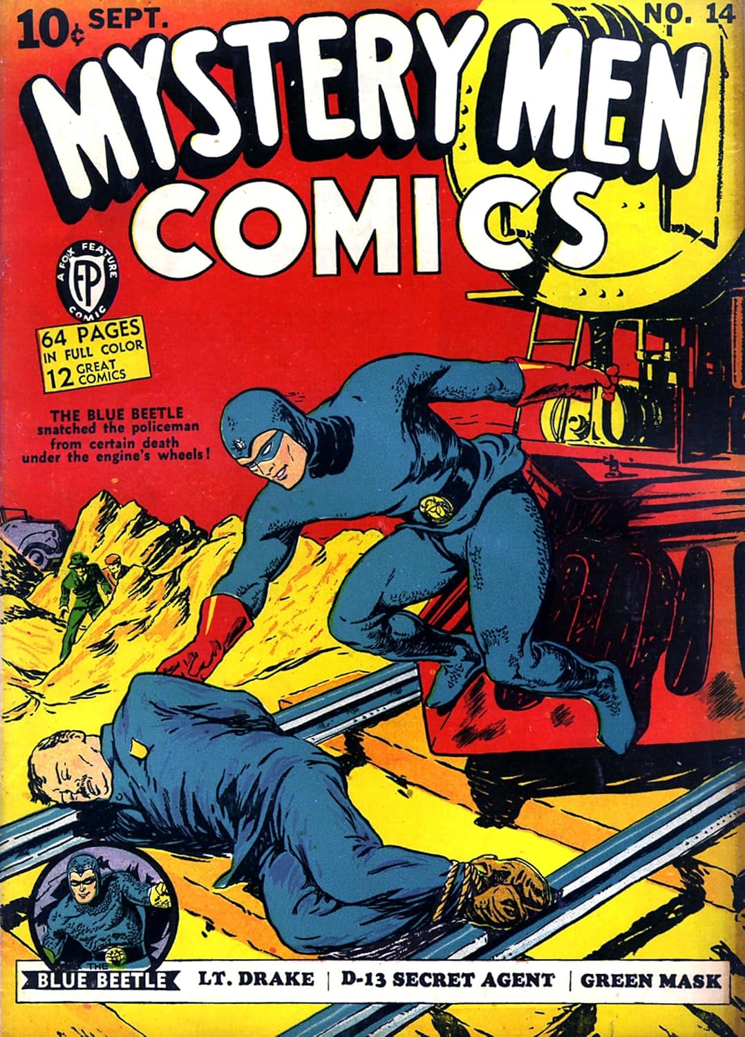Mystery Men Comics 14 (Illustrated) (Golden Age