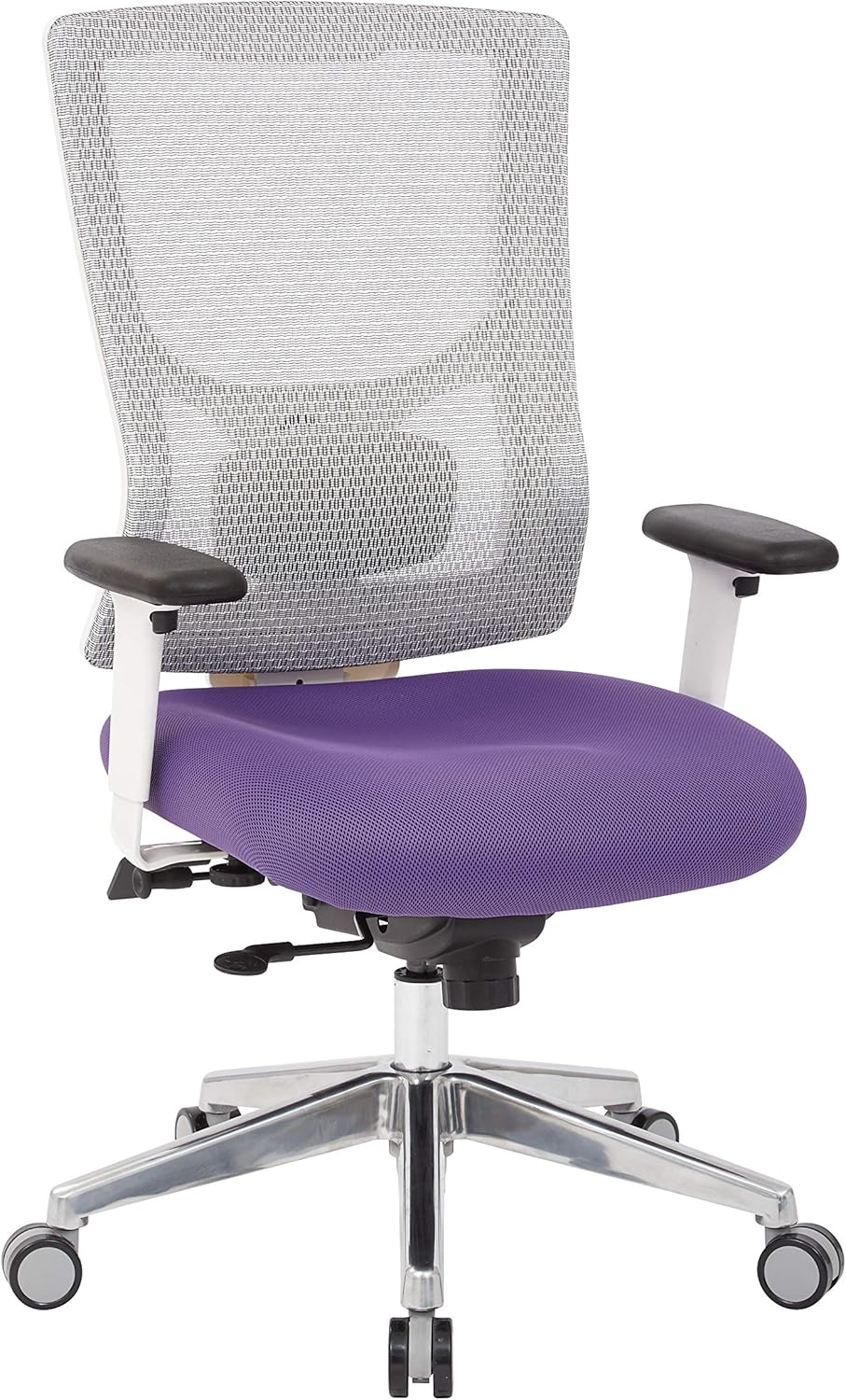 Office Star ProGrid White Mesh HighBack Manager's
