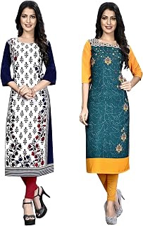 Women's Crepe Straight Kurta