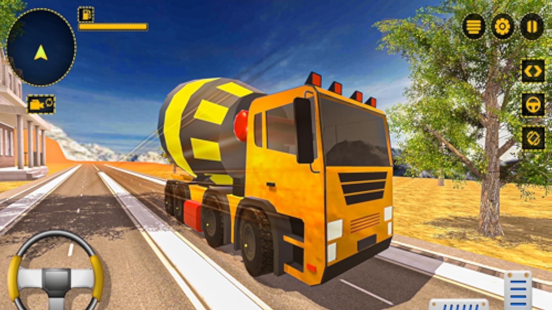 Real Cement Truck Simulator 3D - City Construction Truck Driving Game ...