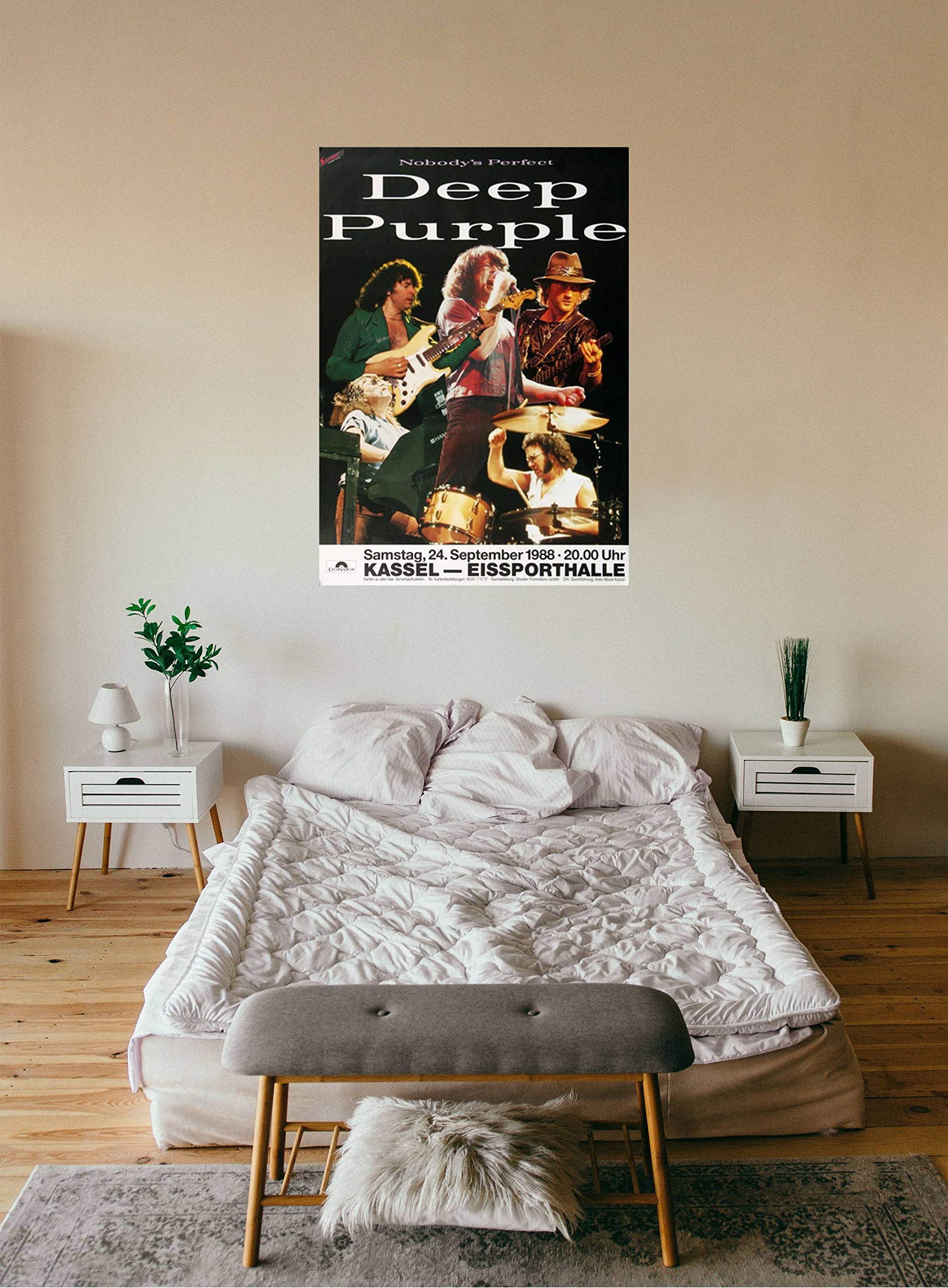 Deep Purple - Nobody is Perfect, Kassel 1988 » Konzertplakat/Premium Poster | Live Konzert Veranstaltung | DIN A1 «