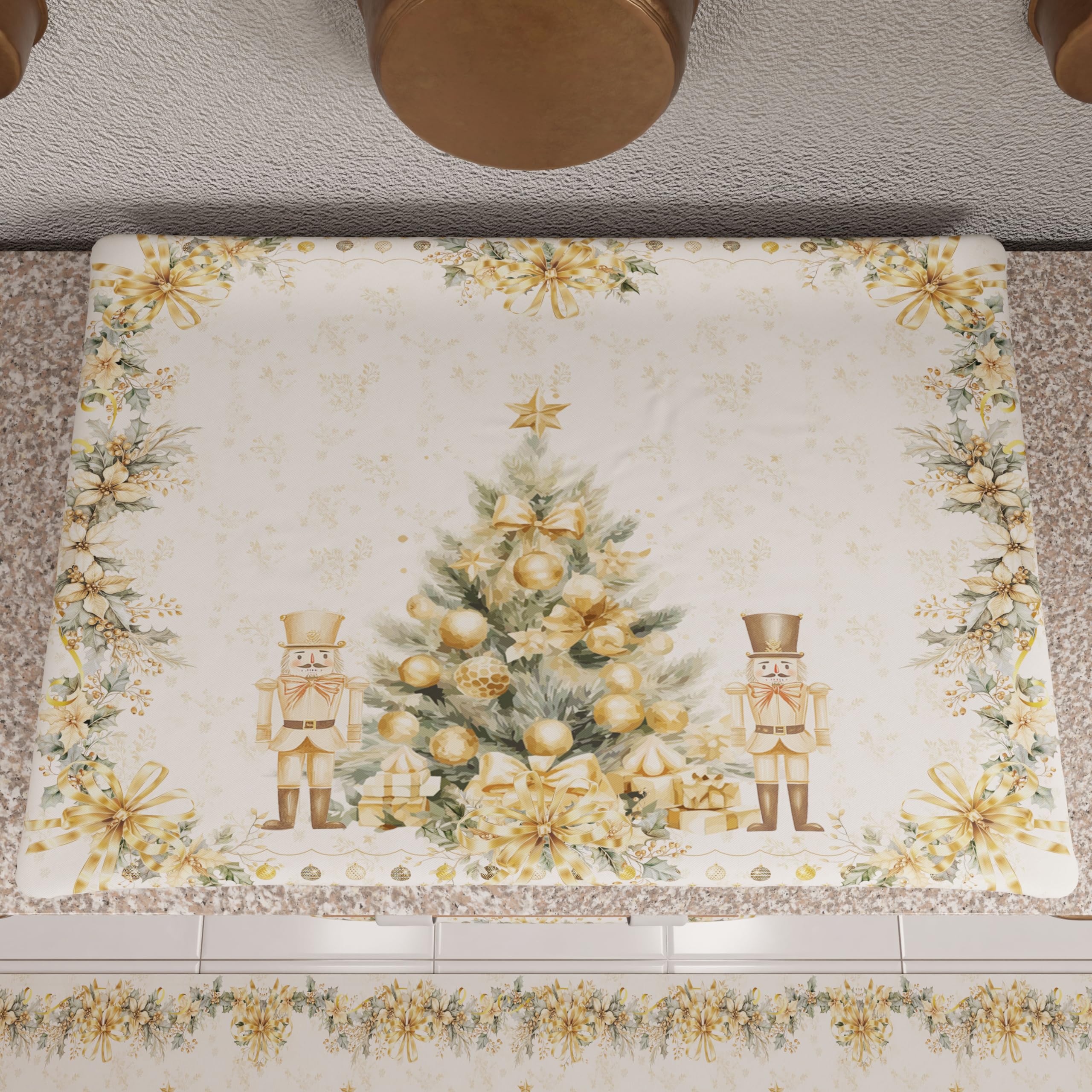 PETTI Artigiani Italiani - Camino de Mesa Navideño 140x40 cm, Camino de Mesa Navidad para Cocina, Decoración Navideña para Mesa, Camino de Mesa Elegante Tartan, 100% — view 10