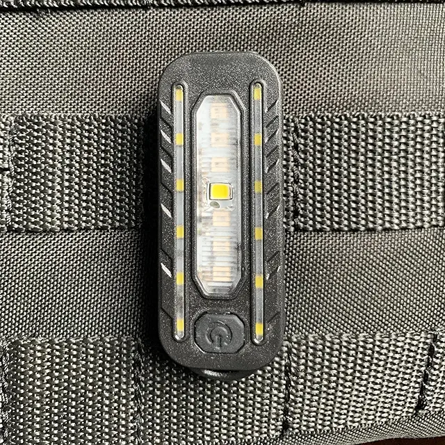 Lampe Tactique MOLLE pour Gilet Police - 5 Modes LED, 8h Autonomie