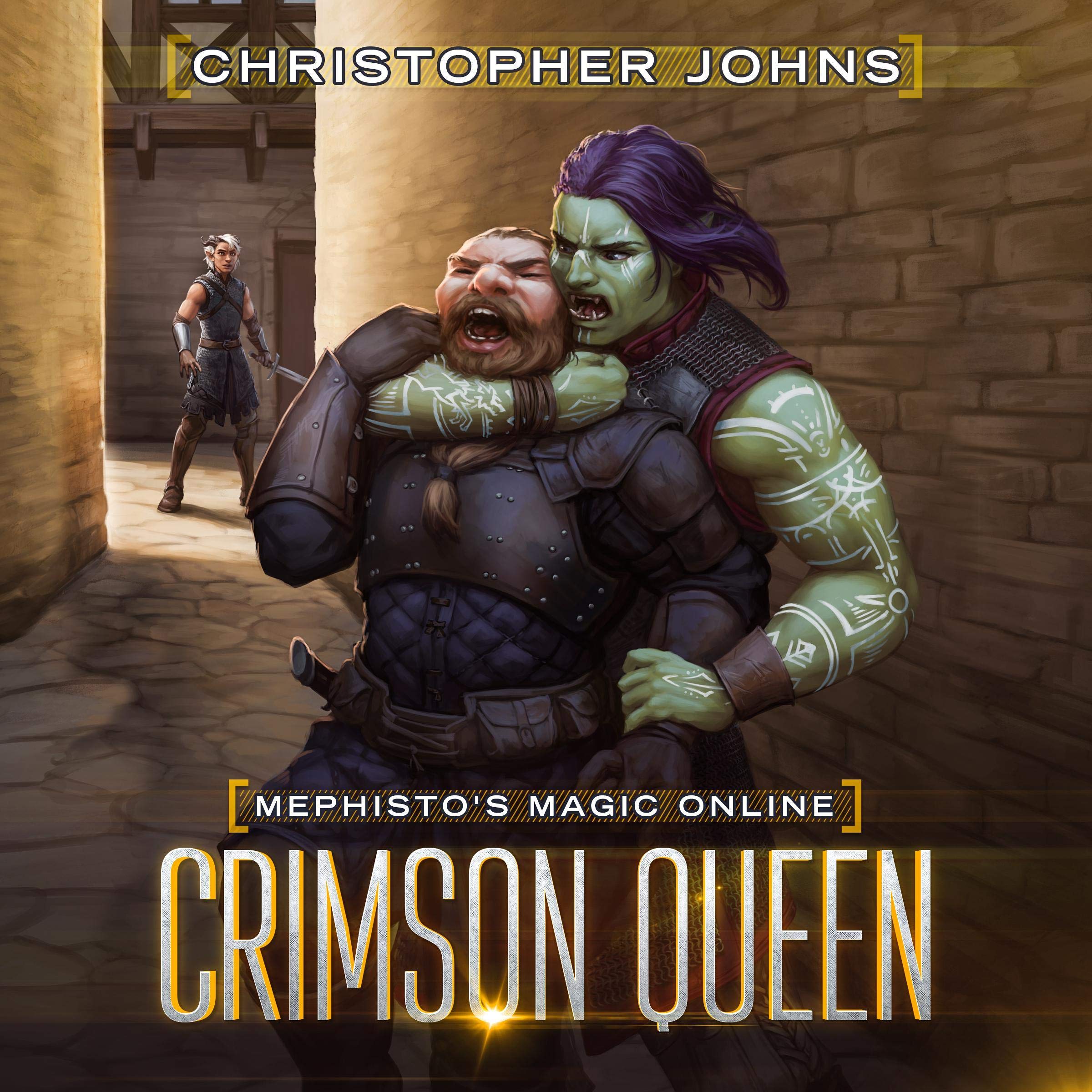 Cover art for Crimson Queen: A Fantasy LitRPG Series