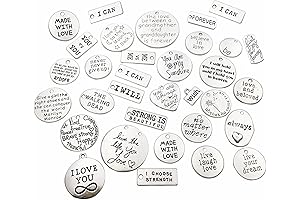 Alphabet Charms for Jewelry Making
