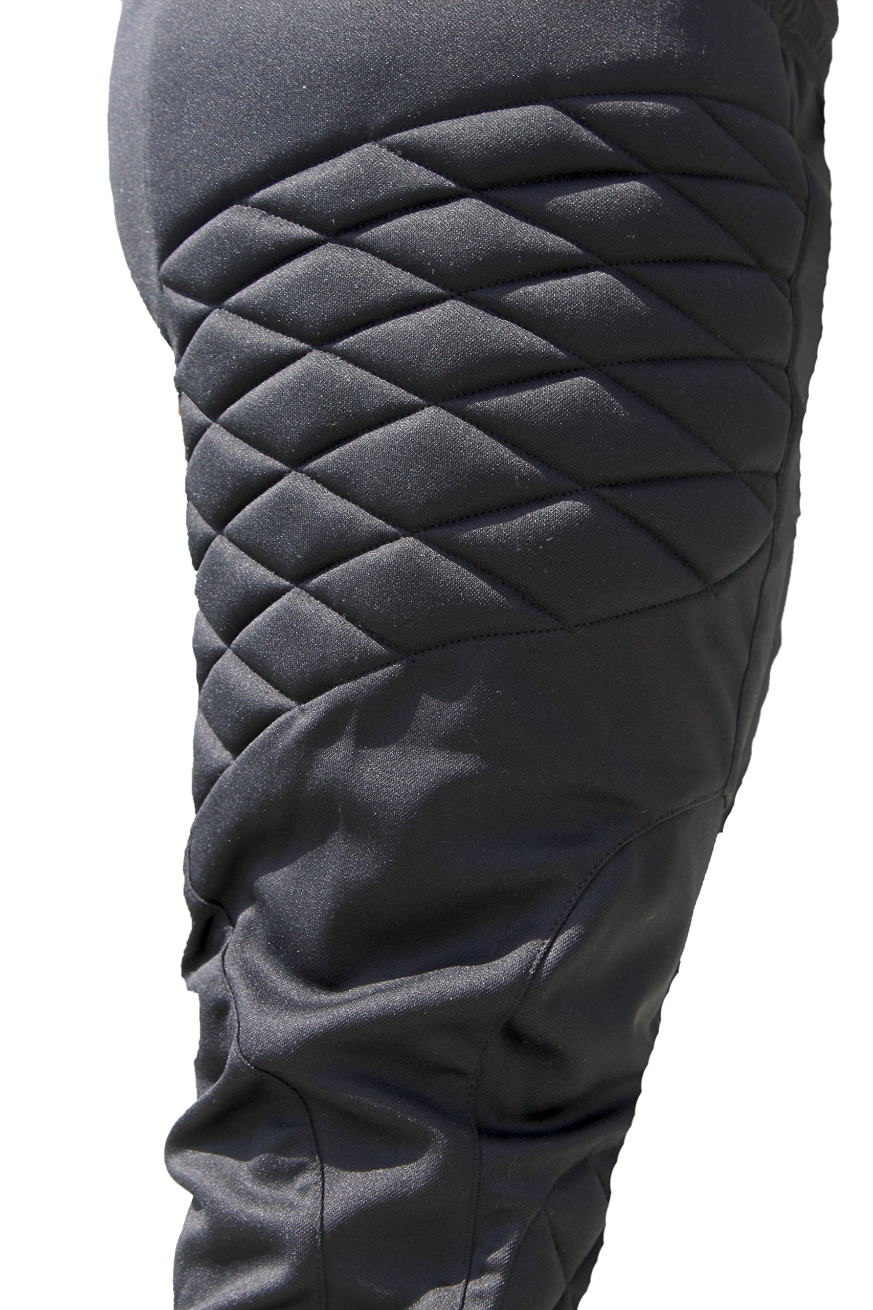 Lisaro Pantaloni da Portiere Poliestere – con Speciale Imbottitura – Gr. 128 bis XXL, Nero