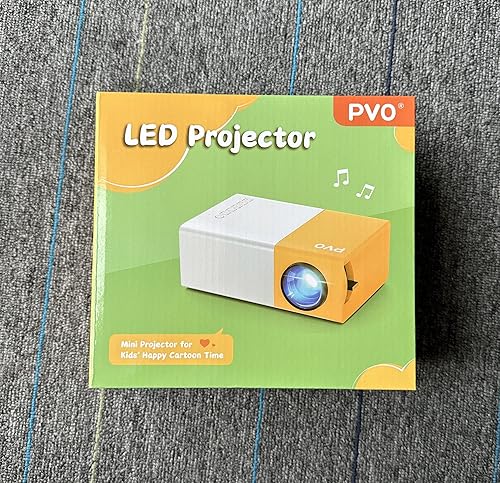 Miniatura 10 de PVO Proyector WiFi portátil Mini proyectores 1080P, la pantalla del teléfono se puede reflejar en un proyector de video a través de WiFi,