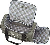 Vista 207 de Travelpro Maxlite 5 - Juego de 2 piezas de equipaje de mano de tela, expandibles con 4 ruedas giratorias, bolso blando para debajo del asiento, Negro