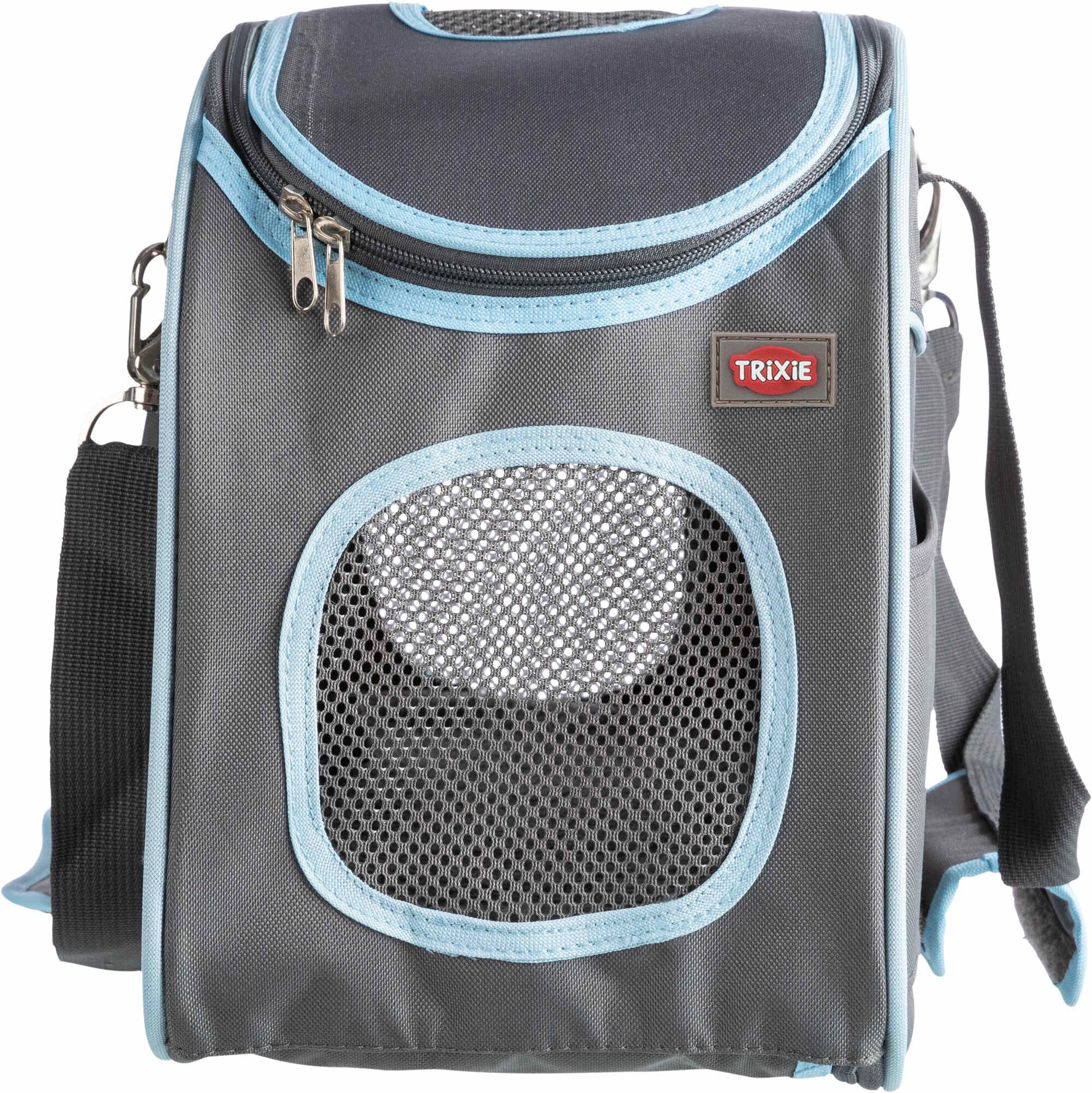TRIXIE 28856 - Borsa Alison, 20 × 29 × 43 cm, Grigio/Blu