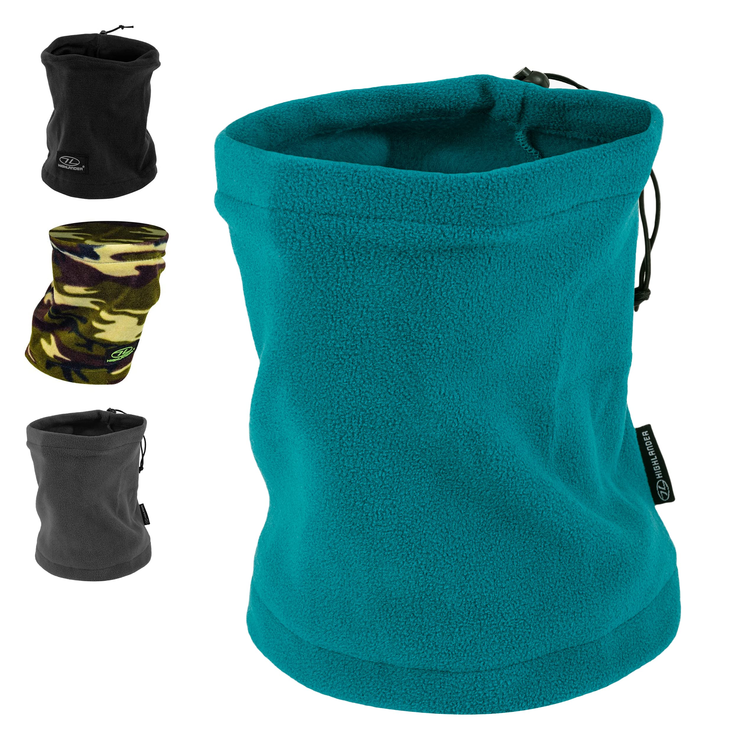 Highlander Polar Neck Warmer Mens Winter Walking Warm Hiking Ocean Blue