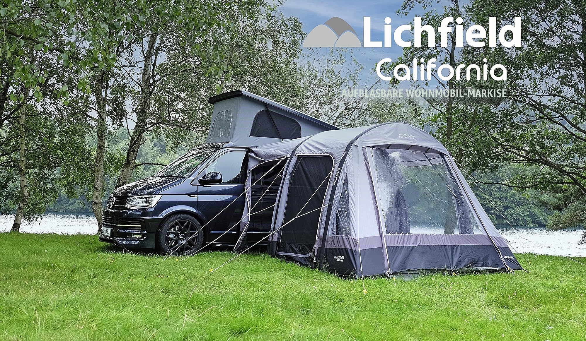 Lichfield California Low aufblasbares Vorzelt für Wohnmobile, Wohnwagen und Transporter