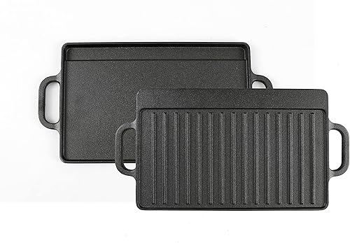 Miniatura 8 de HAWOK Pre-sazonado hierro fundido horno holandés camping cocina set con caja de almacenamiento de transporte