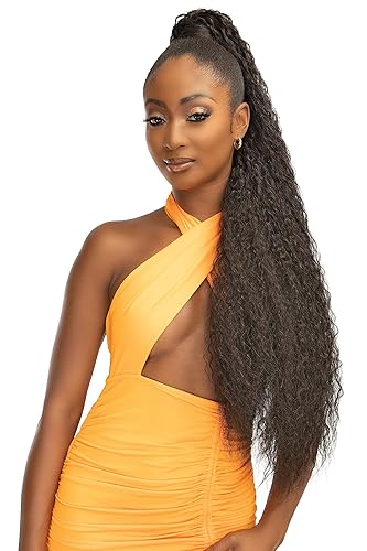 Miniatura 3 de REMY ILLUSION Snatch&Wrap - Extensión de cola de caballo - Sfrancés 34 pulgadas, (1B)