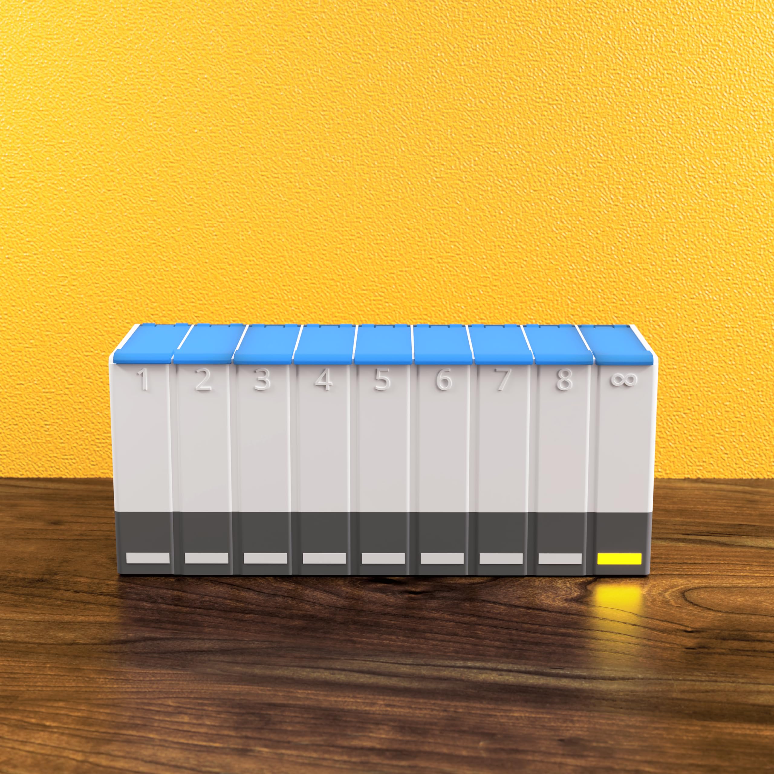 Smart Pill Box, Medicine Organizer with 9 Large Compartments - Medicine Box with Audio-Visual Alerts, Medication Tracker, Reports & Reminders, Home Medicine Box for Elderly & Caregivers