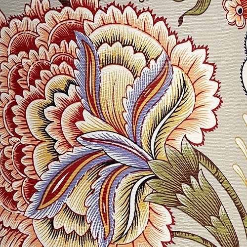 Miniatura 2 de Juego de 2 pantallas de lámpara con estampado de tambor pellizcado, flor verde salvia, tamaño mediano, 14 pulgadas, parte superior x 16 pulgadas