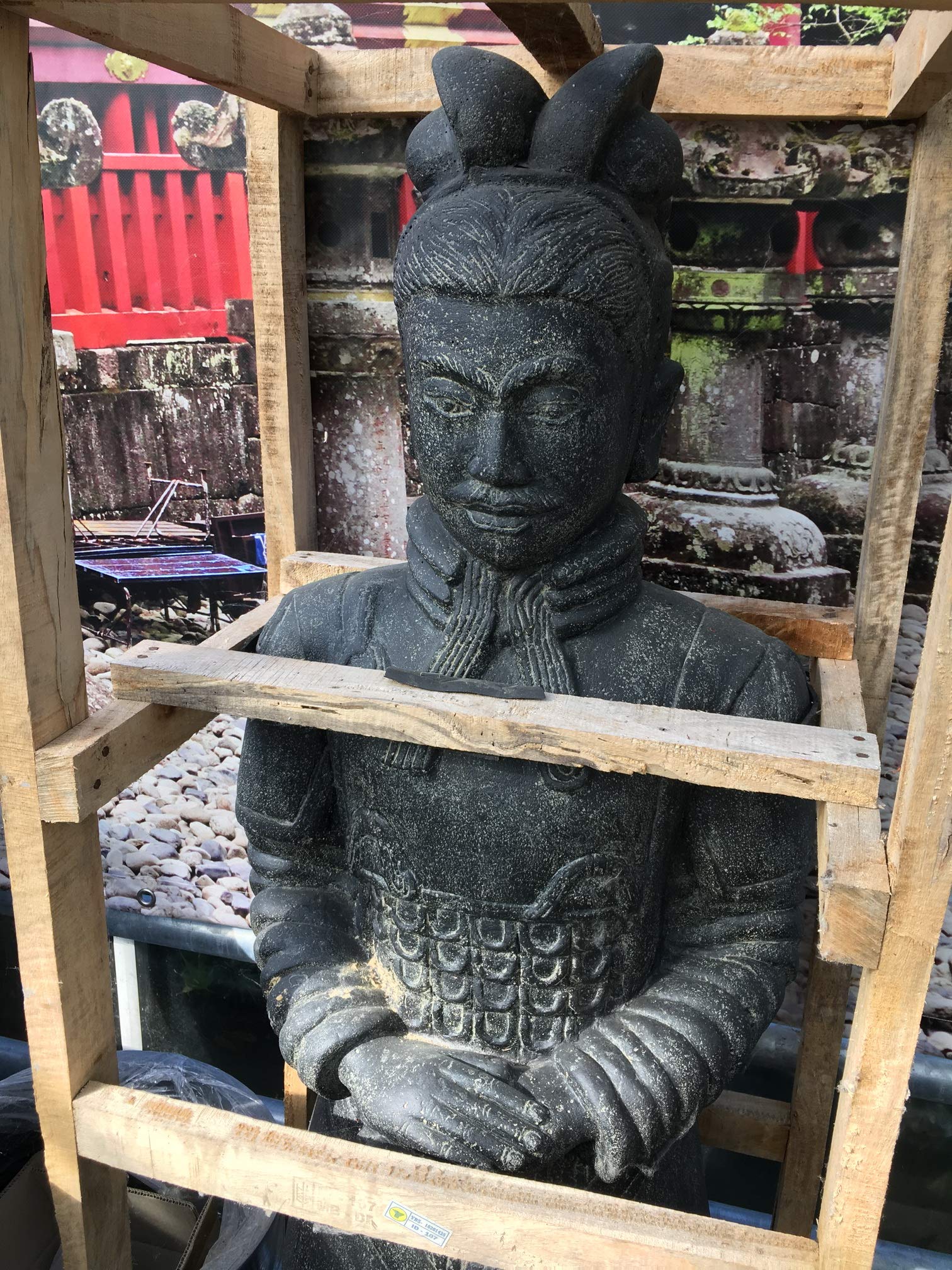 Chinesischer Krieger Terracotta Armee Outdoor Frostfest 120cm