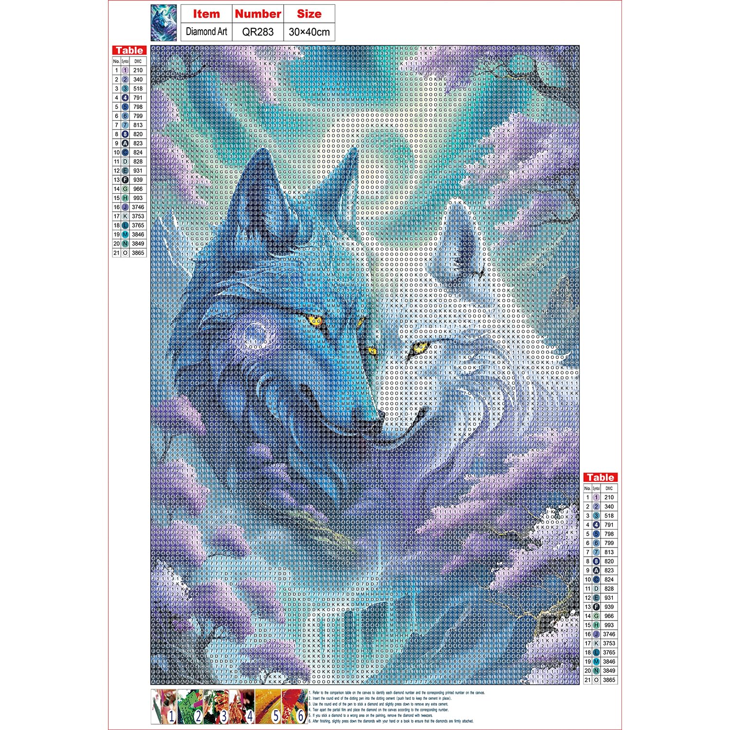 QQYRHN 5D DIY Deux Loups Kits De Peinture Diamant, Complète