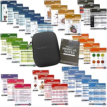 Amazon.com: Medical Notes 67 Medical Reference Cards (3.5