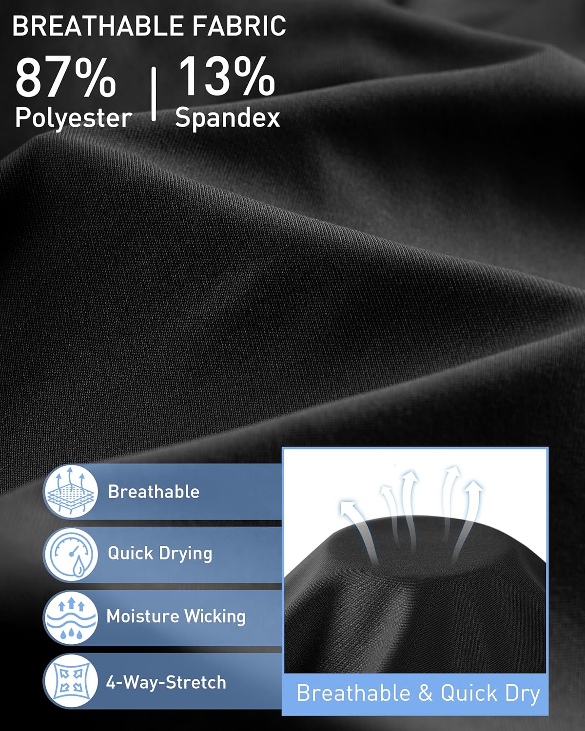 Roadbox Women's Compression Shirt Short Sleeve V Neck Workout Tops Quick Dry Athletic Gym Base Layer for Yoga Running Sports - Image 3