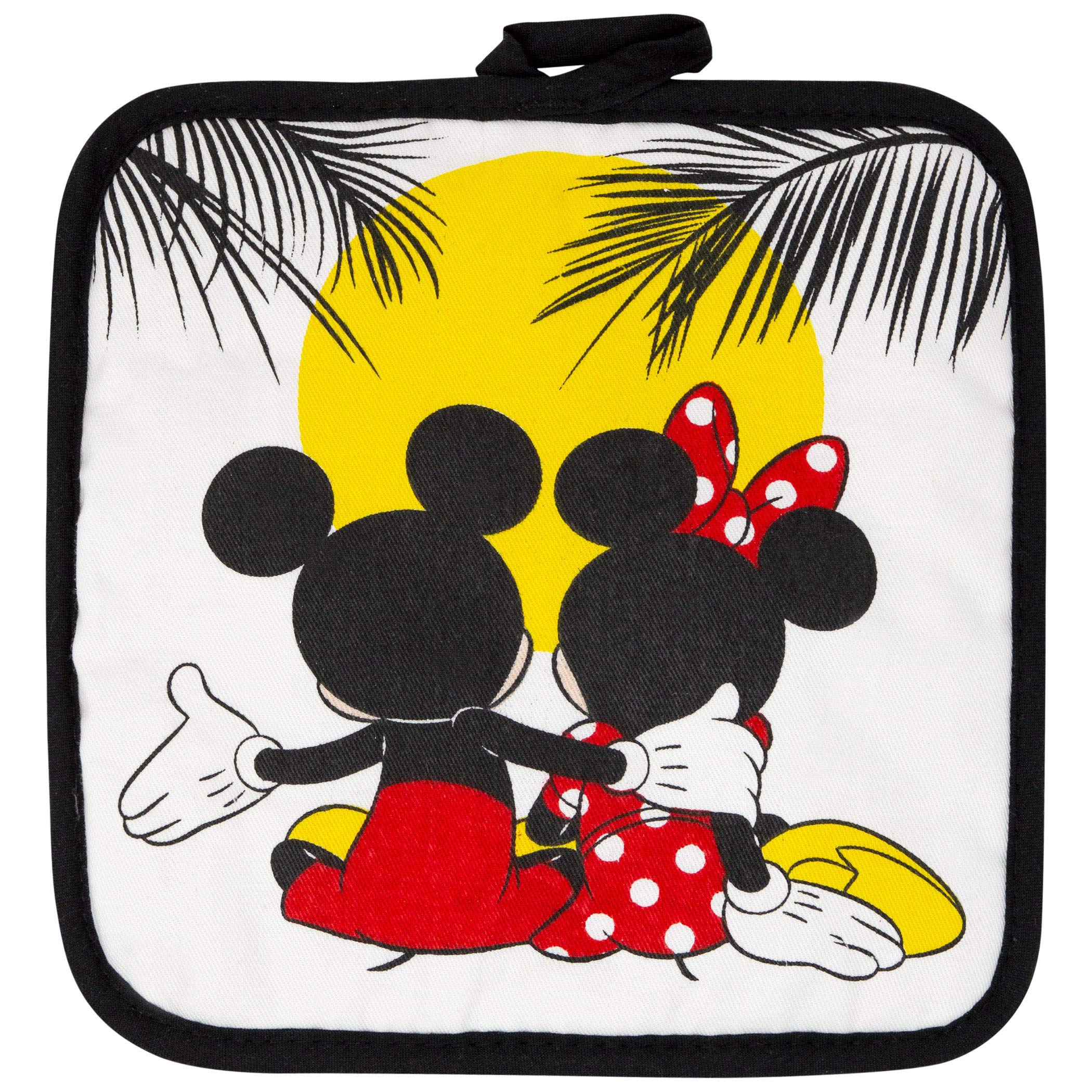 Jerry Leigh Mickey and Minnie Mouse Kitchen Towel Potholder Oven Mitt 3-Piece Set