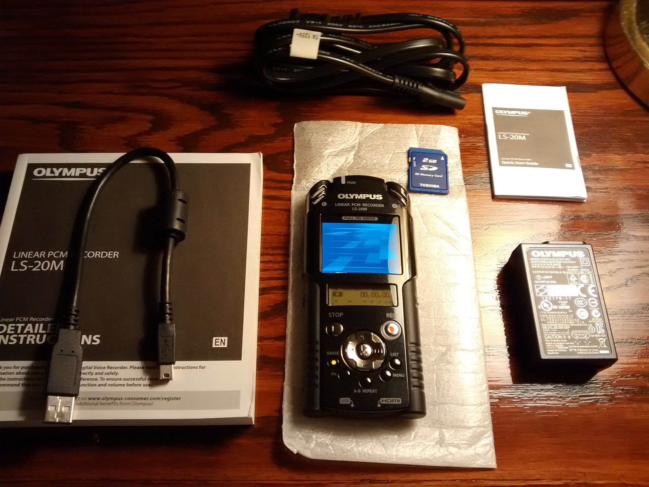 Amazon.com: Olympus LS-20M HD Video/Audio Recorder : Electronics
