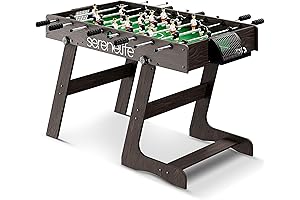 SereneLife Folding Foosball Table: The Perfect Fit for Home and Leisure