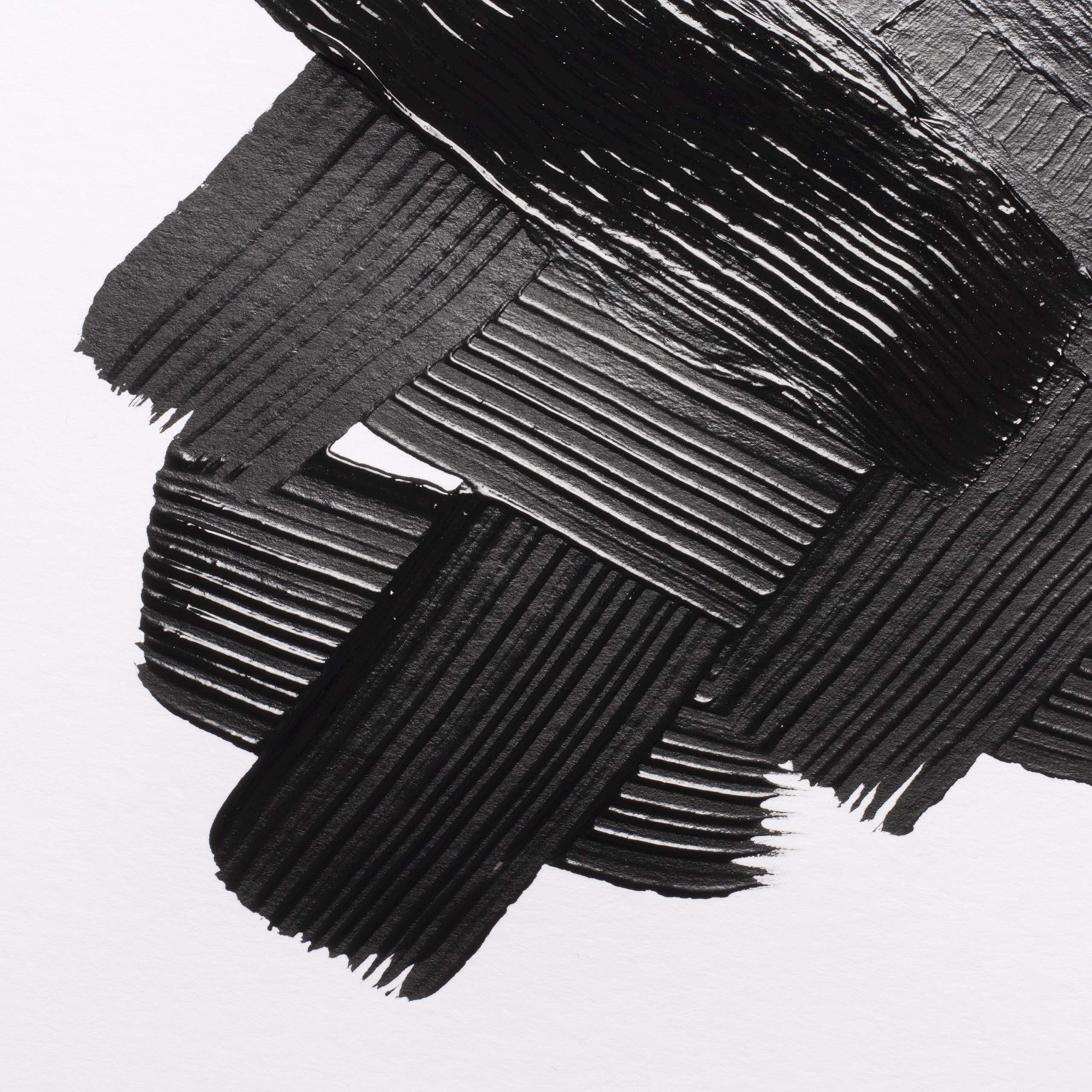 ARTISTIK Mars Vernice Acrilica Nera Professionale - Set Da 2 Tubi Da 120 Ml - Colore Vivace Atossico Per Tela, Legno, Ceramica - 2