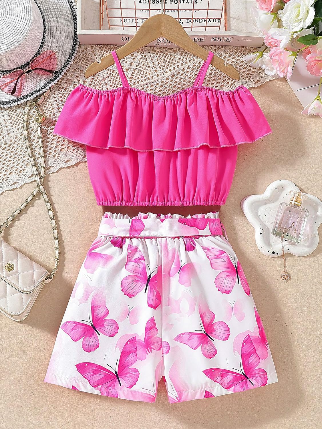 Girls Cute Summer Outfits Girls Clothes Size 5-14t Outfit Set - Image 7