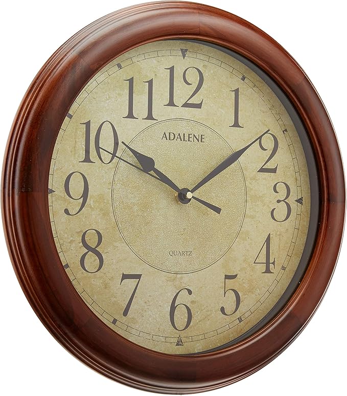 Adalene 14 Inch Large Wall Clocks for Living Room Décor