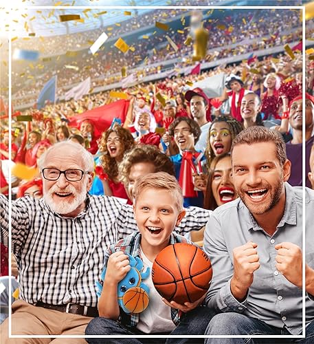 Miniatura 5 de DolliBu Animal de peluche de cangrejo azul con peluche de baloncesto, cangrejo azul suave y abrazable, adorable juguete de peluche, juguete de