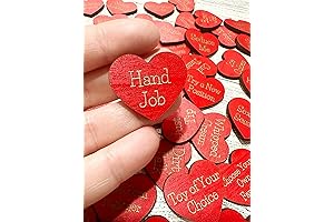 30pcs Valentine Funny Tokens Sex Naughty Activities for Couple, Wooden Sex Date...