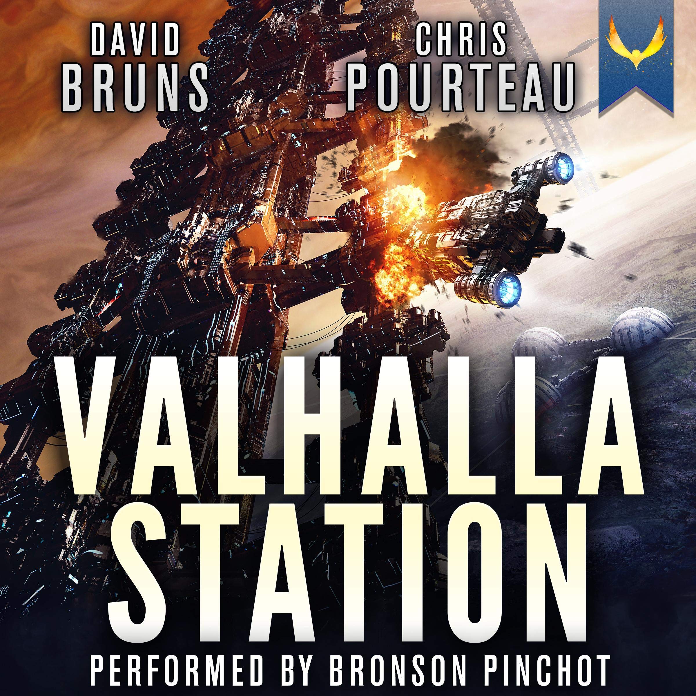 Cover art for Valhalla Station (A Space Opera Noir Technothriller)