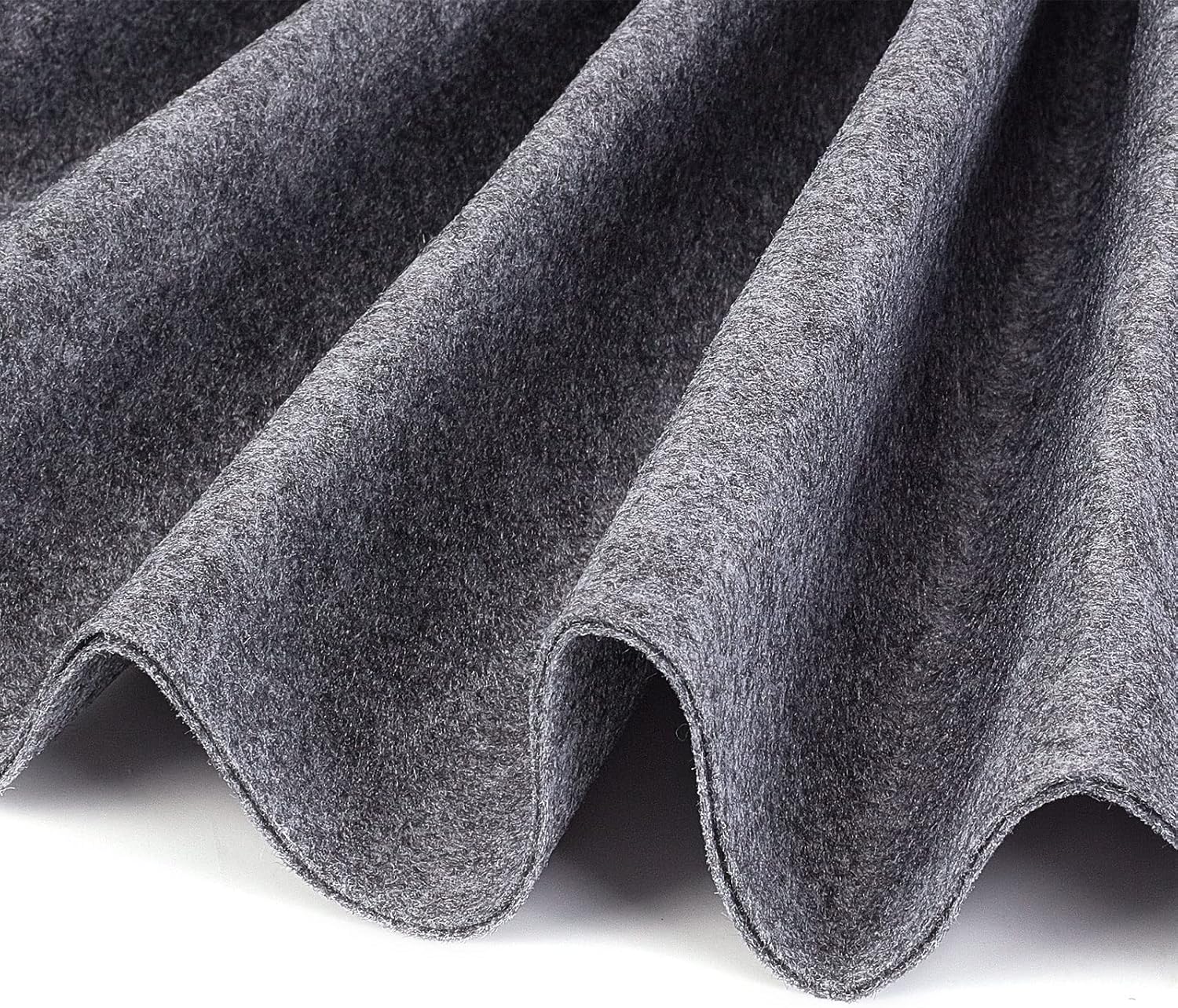 BENECREAT 3mx40cm Dark Gray Felt Fabric Sheet Nonwoven Felt Roll Padding for Cushion DIY Craft, Patchwork Sewing, 0.9mm Thick - Image 4