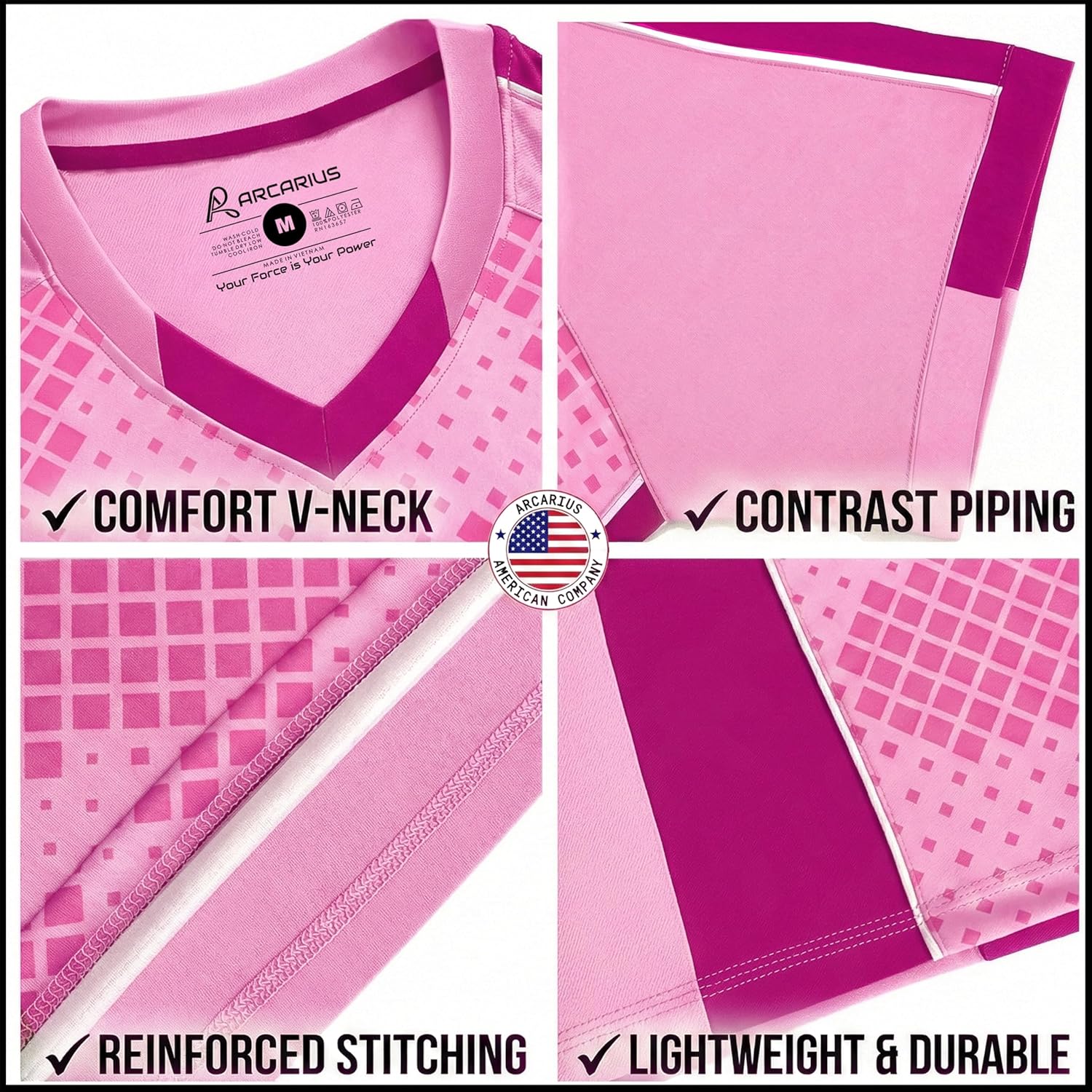 Arcarius Men's Pro Soccer Jersey – Moisture Wicking Match or Goalie Uniform - Image 4