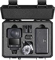 Vista 8 de Estuche rígido para DJI Osmo 360 estándar, aventura, vórtice, combo popular, bolsa de almacenamiento portátil impermeable para accesorios DJI Osmo