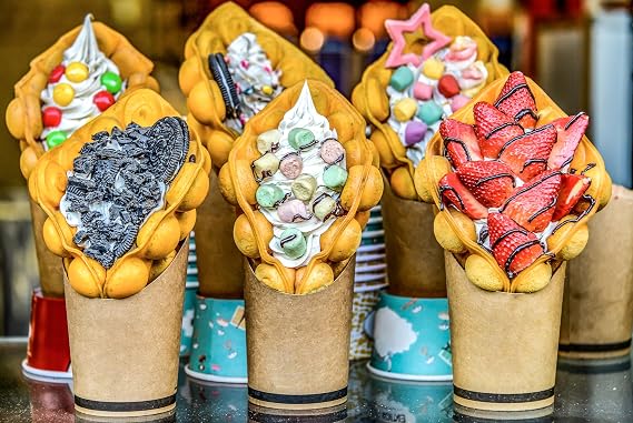 Original Bubble Waffle & Taiyaki Mix -4.5lbs - Vanilla Flavored - Authentic Bubble Waffle & Taiyaki Mix | Light and Fluffy | Easy DIY for Perfect Waffles Every Time | Customize Sweetness to Your Taste