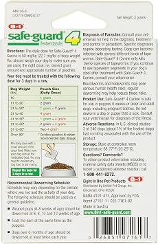 Safe-Guard Canine Dewormer for Small Dogs, 3 Day Treatment